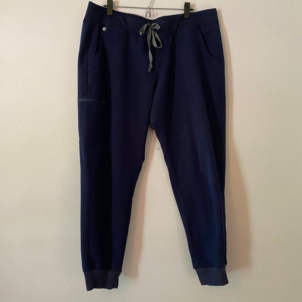 FIGS Navy Blue Zamora Jogger Scrub Pants Uniform Nurse Doctor Women's size XXL